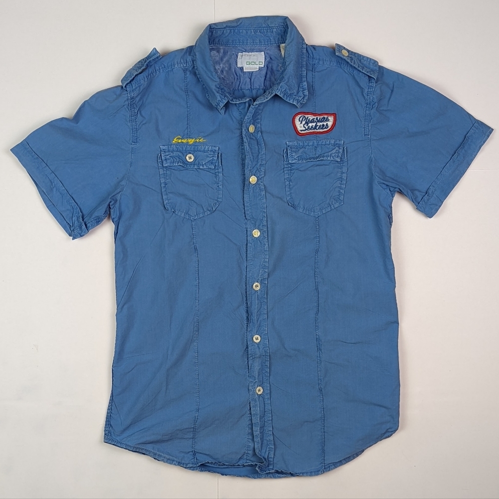 Energie "Pleasure Seekers" button down tee - small